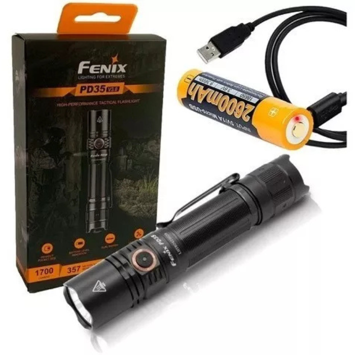 Lanterna Tática Fenix PD35 V3.0 – 1700 Lúmens