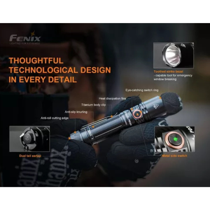 Lanterna Tática Fenix PD35 V3.0 – 1700 Lúmens